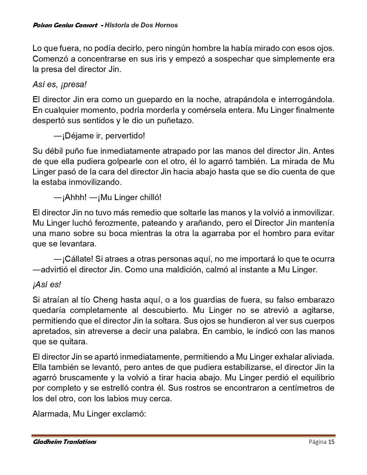 Poison Genious Consort (Novela) - Capítulo 415 - Página 15 - LectorTMOo