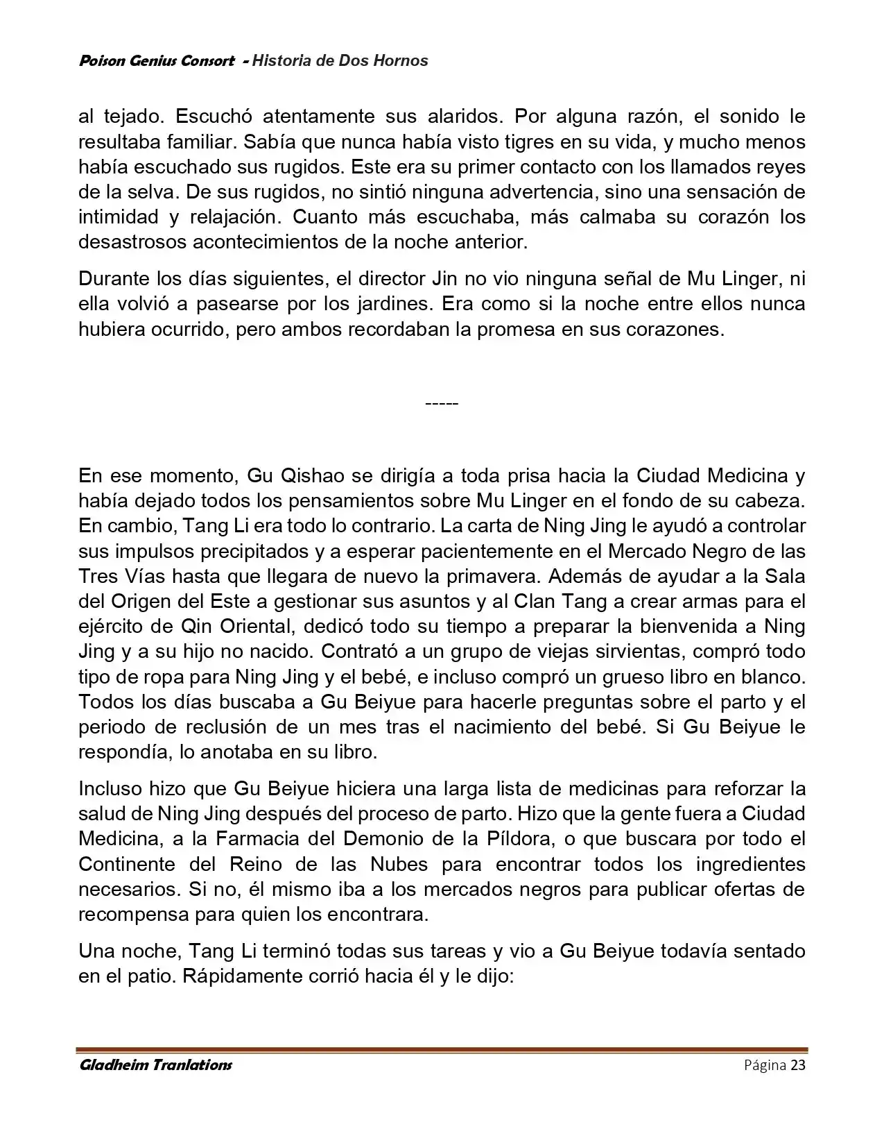 Poison Genious Consort (Novela) - Capítulo 415 - Página 23 - LectorTMOo