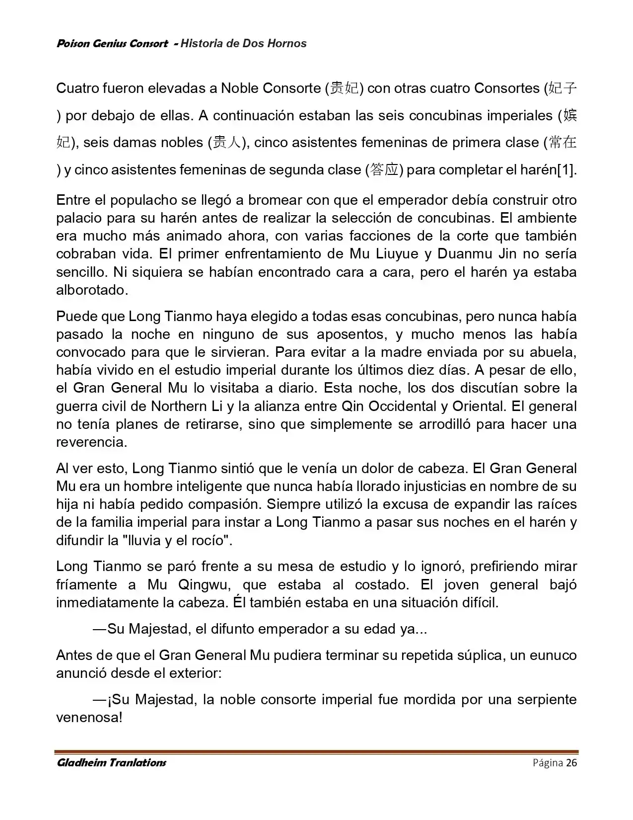 Poison Genious Consort (Novela) - Capítulo 415 - Página 26 - LectorTMOo