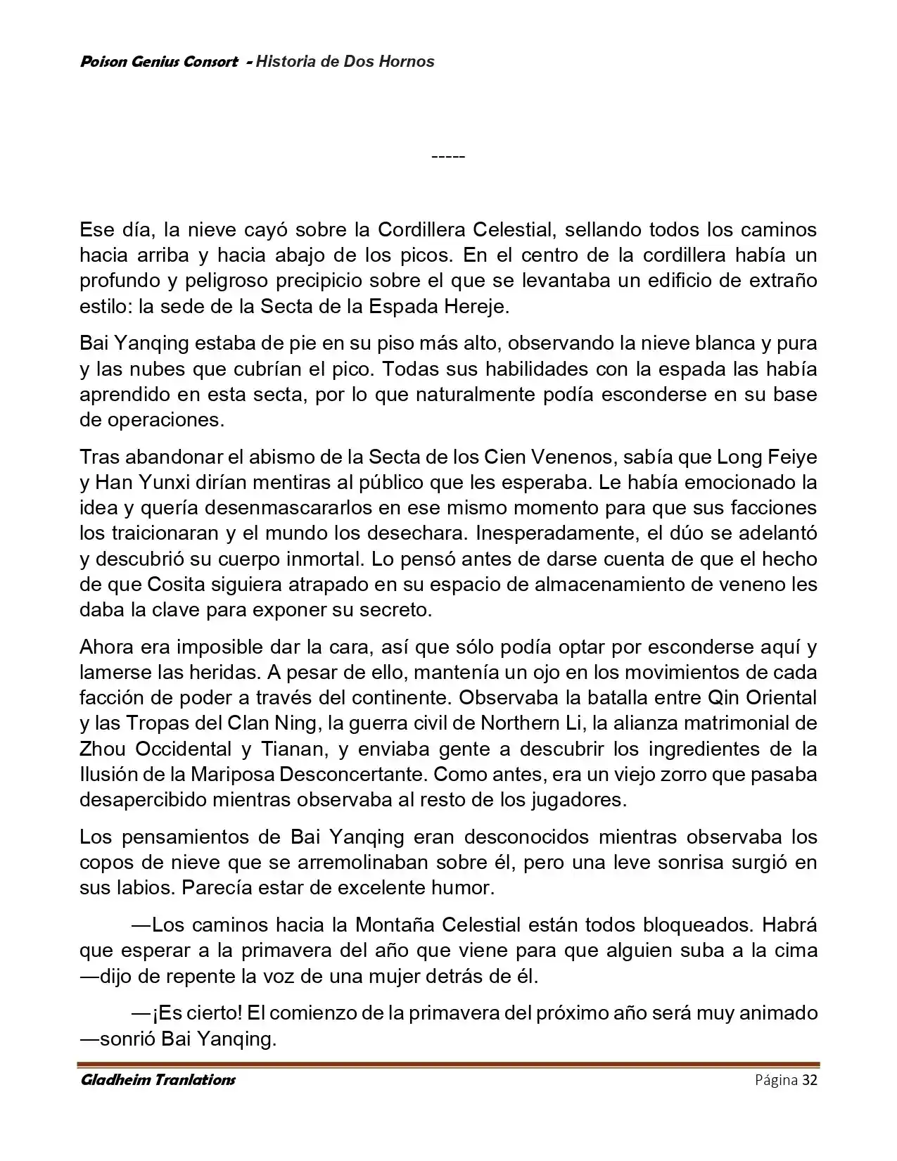 Poison Genious Consort (Novela) - Capítulo 415 - Página 32 - LectorTMOo