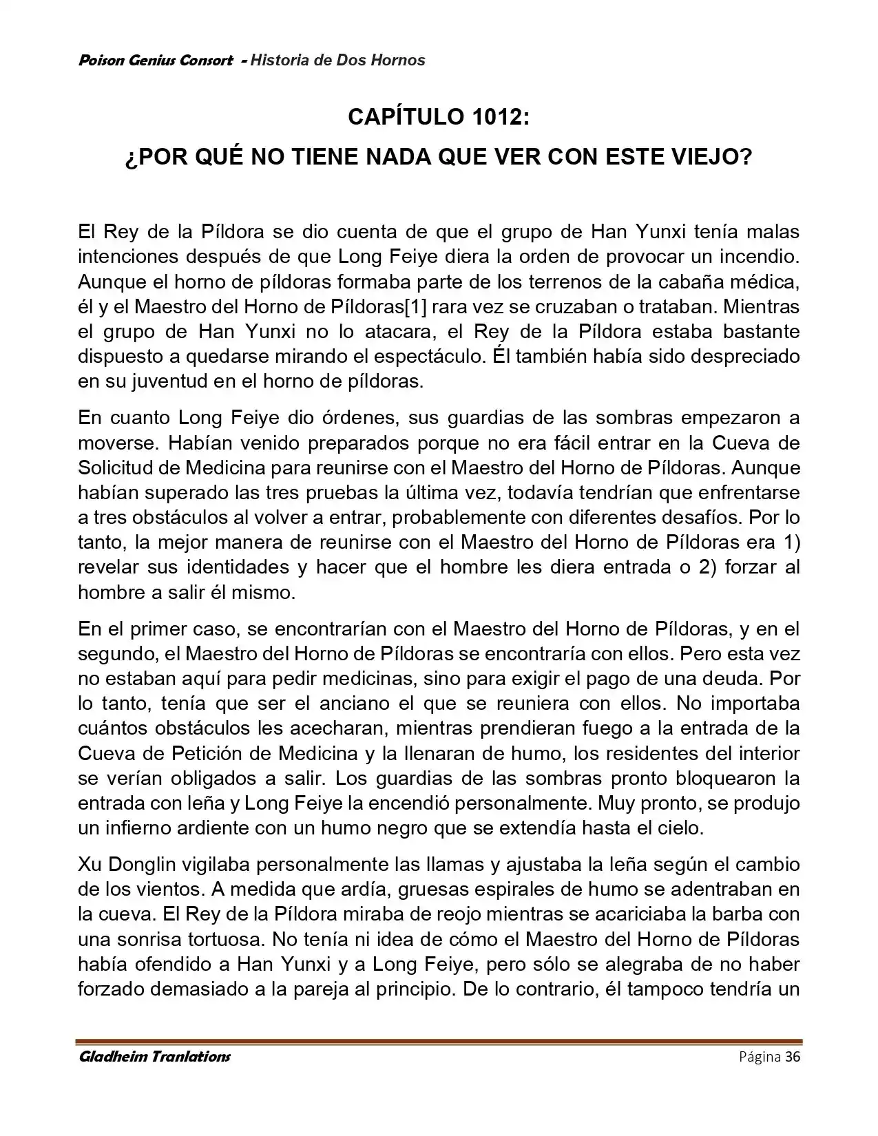 Poison Genious Consort (Novela) - Capítulo 415 - Página 36 - LectorTMOo