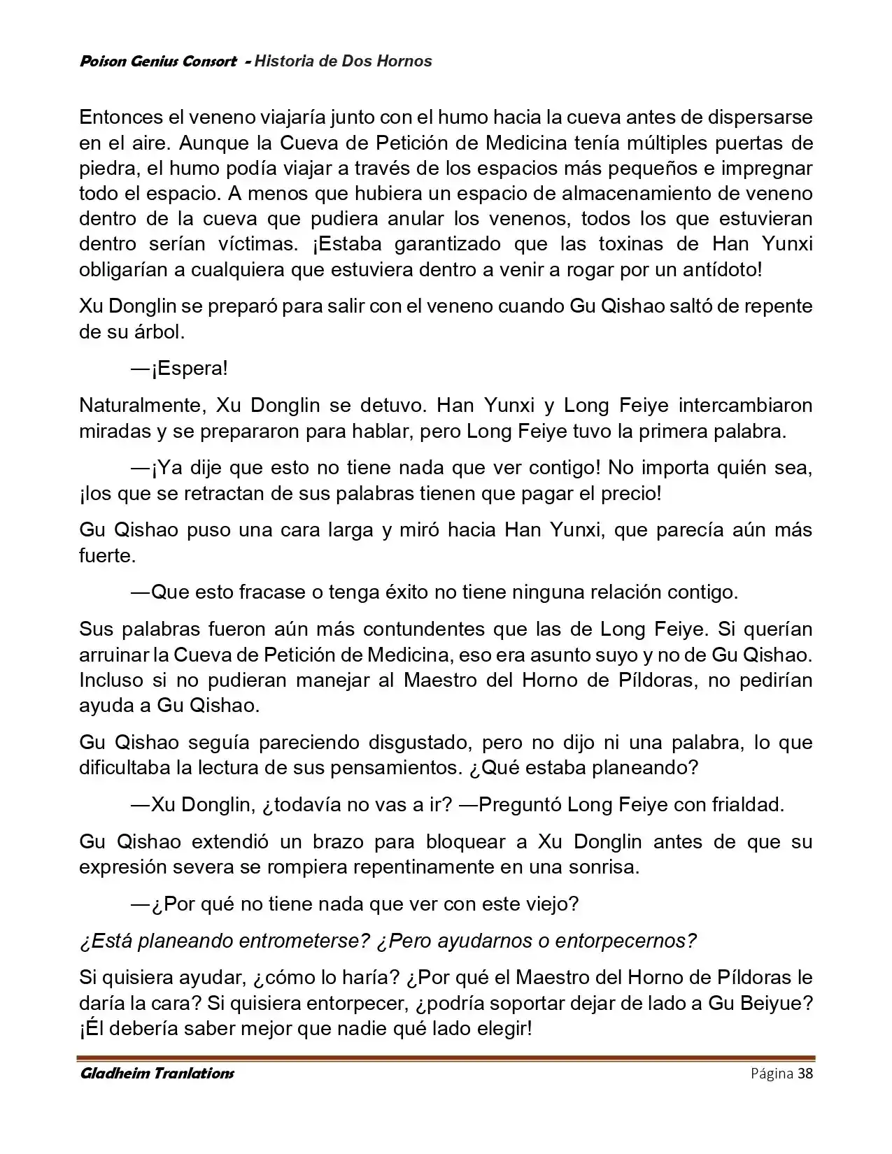 Poison Genious Consort (Novela) - Capítulo 415 - Página 38 - LectorTMOo