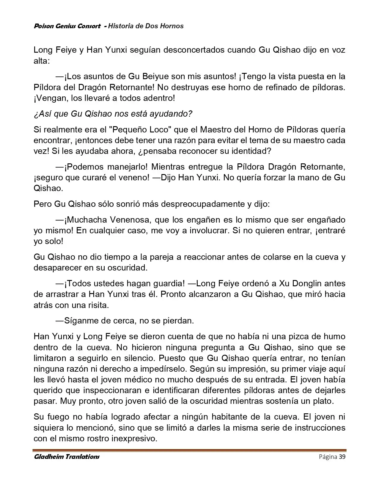 Poison Genious Consort (Novela) - Capítulo 415 - Página 39 - LectorTMOo