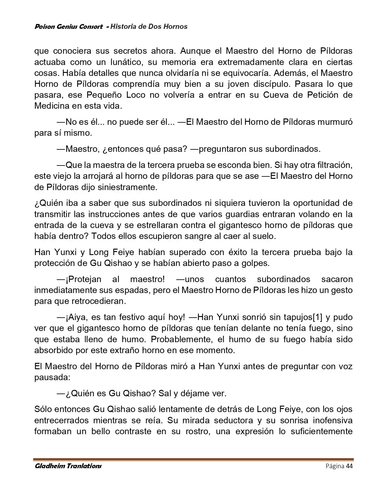 Poison Genious Consort (Novela) - Capítulo 415 - Página 44 - LectorTMOo