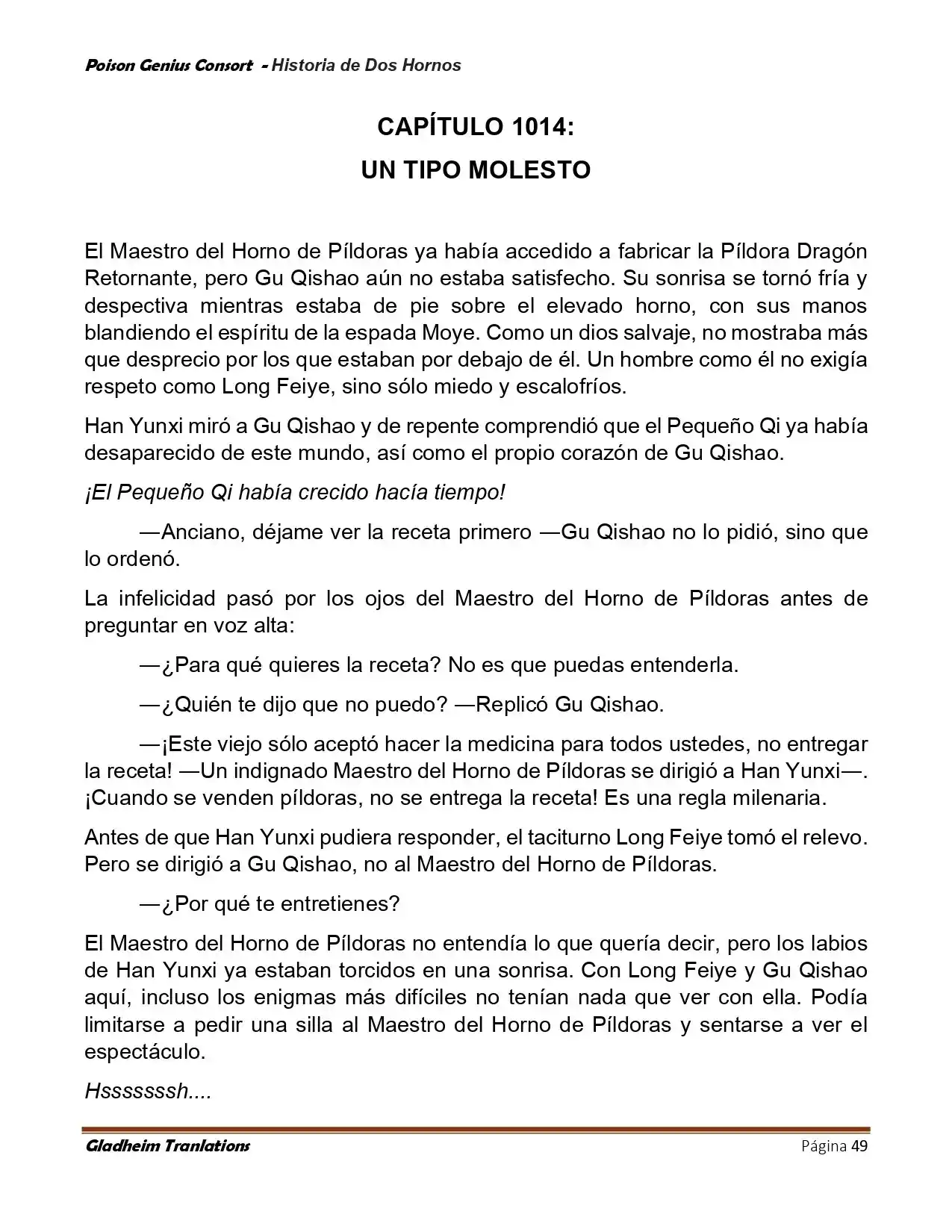 Poison Genious Consort (Novela) - Capítulo 415 - Página 49 - LectorTMOo