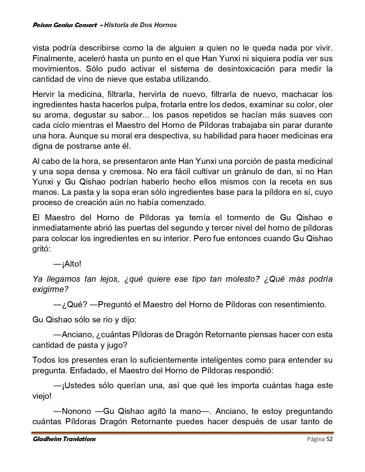 Poison Genious Consort (Novela) - Capítulo 415 - Página 52 - LectorTMOo