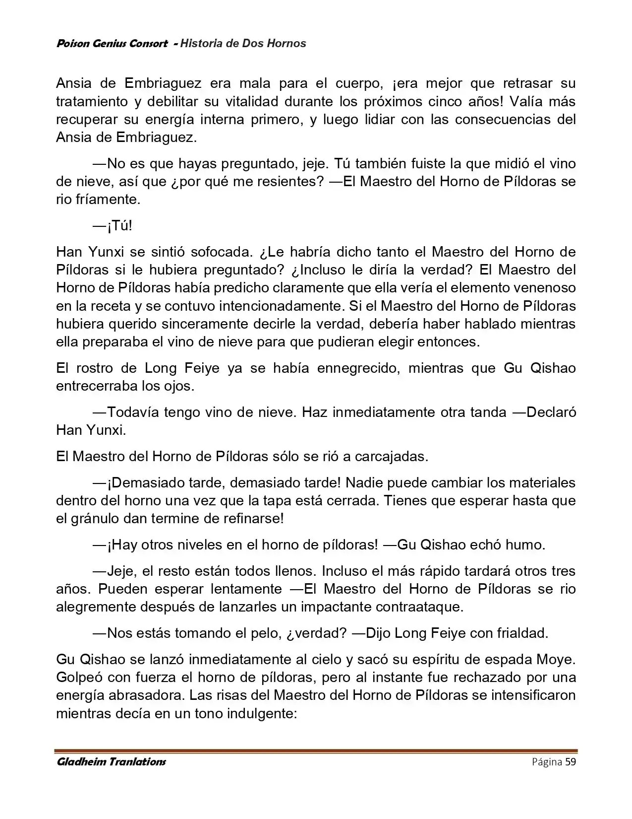 Poison Genious Consort (Novela) - Capítulo 415 - Página 59 - LectorTMOo