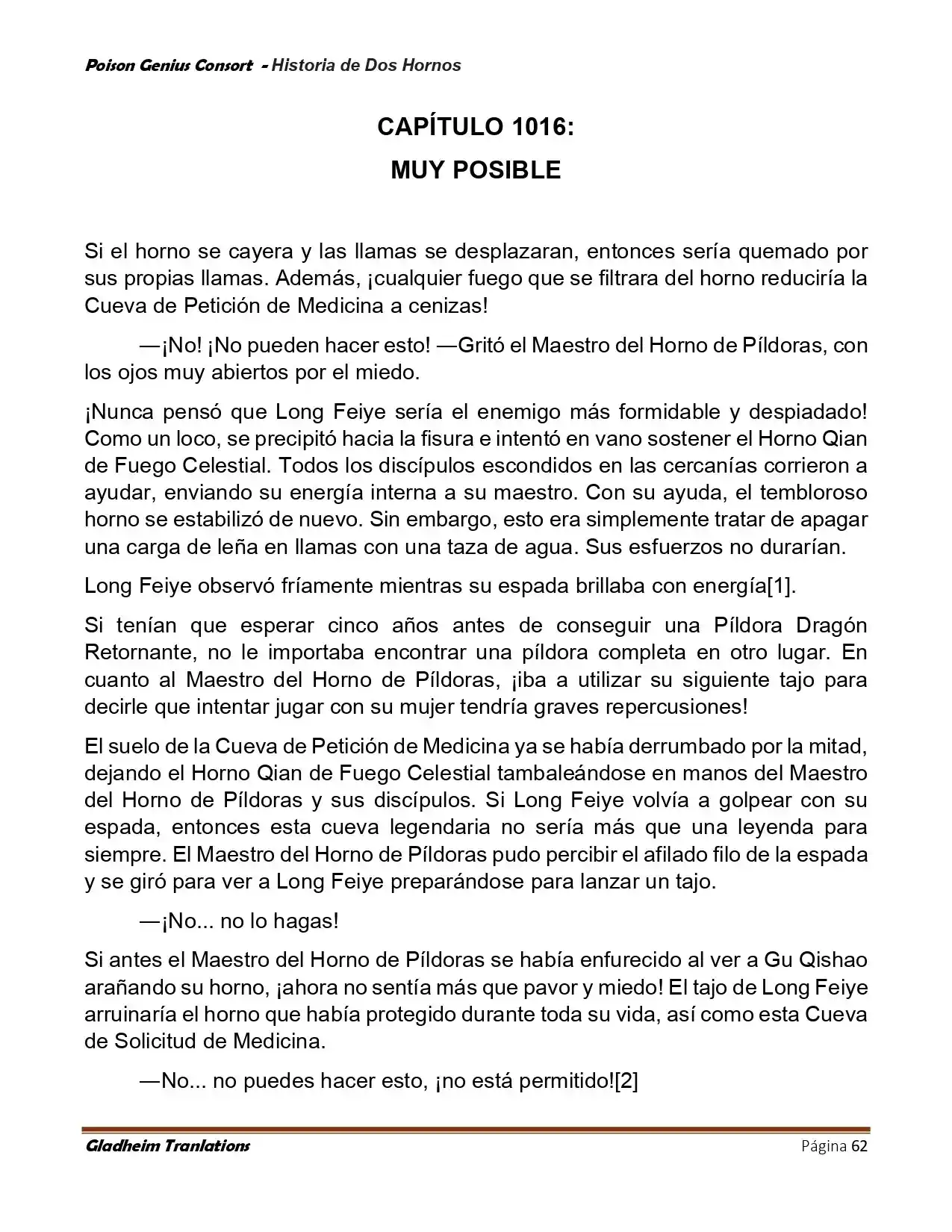 Poison Genious Consort (Novela) - Capítulo 415 - Página 62 - LectorTMOo