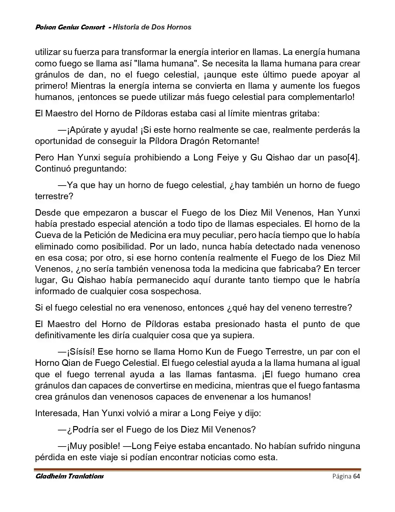 Poison Genious Consort (Novela) - Capítulo 415 - Página 64 - LectorTMOo