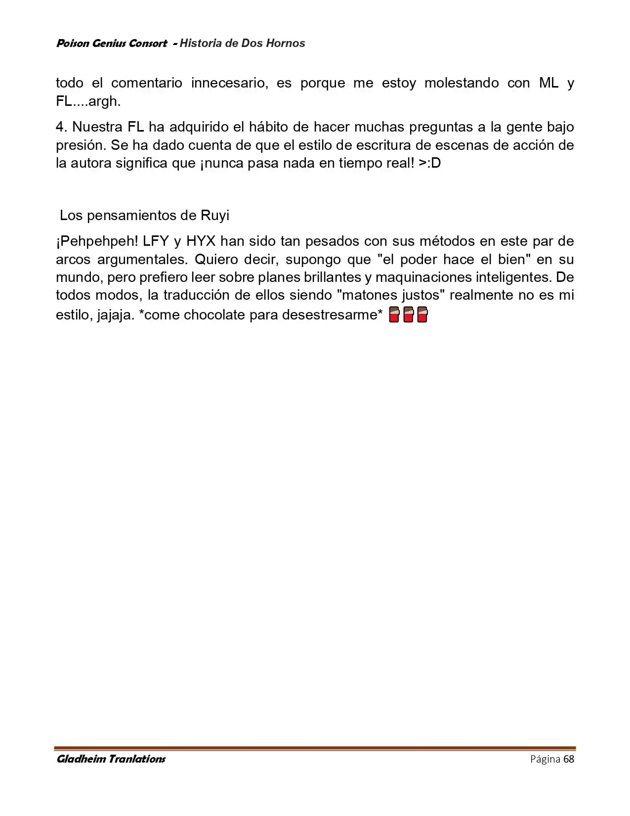 Poison Genious Consort (Novela) - Capítulo 415 - Página 68 - LectorTMOo