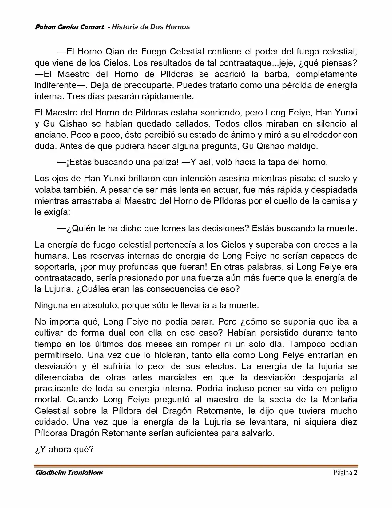 Poison Genious Consort (Novela) - Capítulo 416 - Página 2 - LectorTMOo