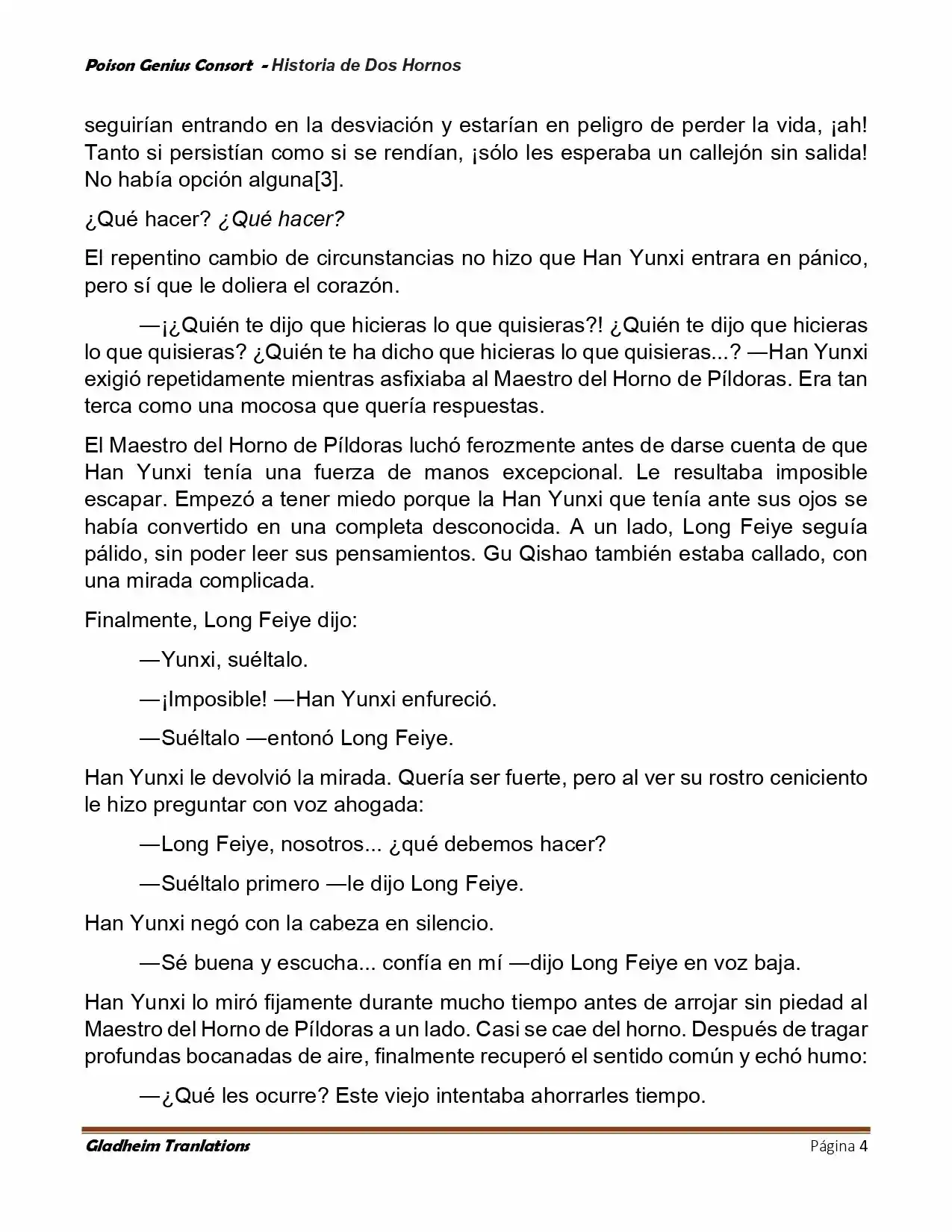 Poison Genious Consort (Novela) - Capítulo 416 - Página 4 - LectorTMOo