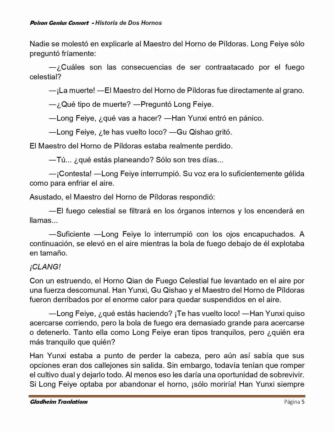 Poison Genious Consort (Novela) - Capítulo 416 - Página 5 - LectorTMOo