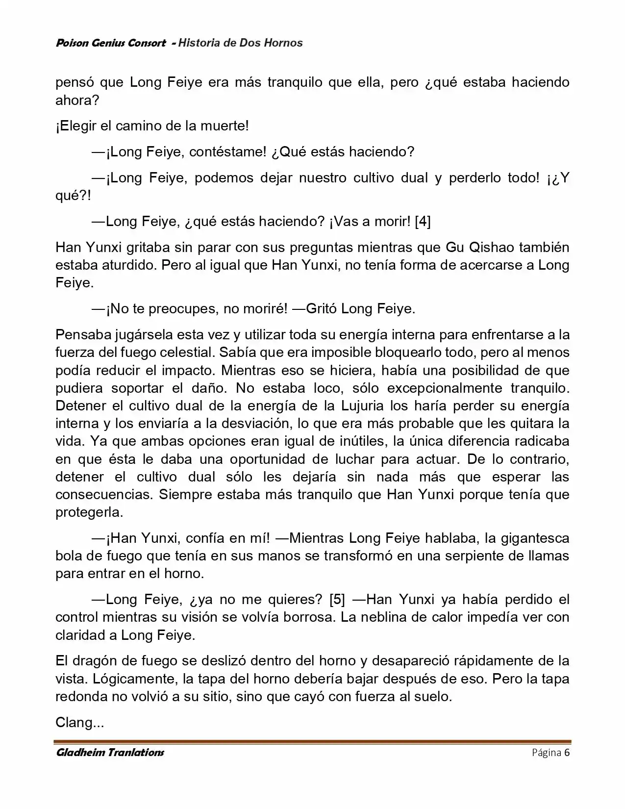 Poison Genious Consort (Novela) - Capítulo 416 - Página 6 - LectorTMOo