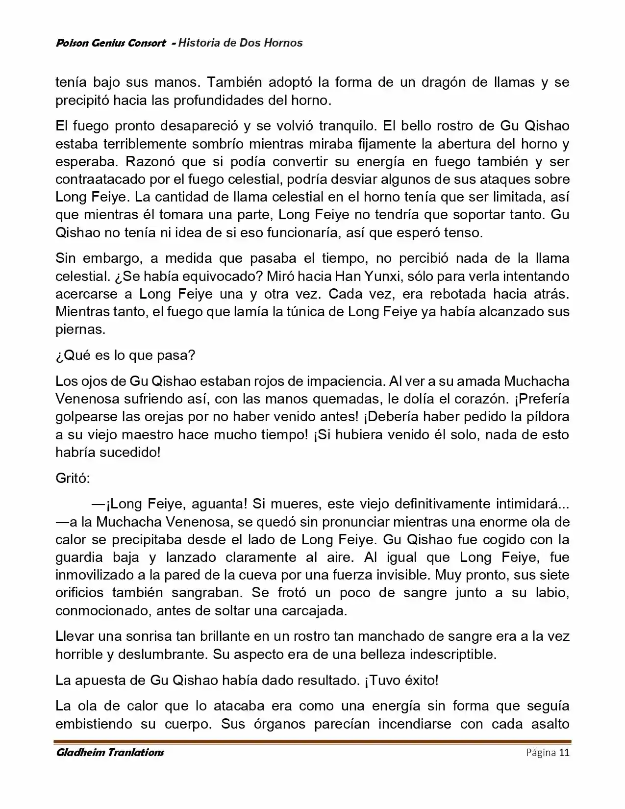 Poison Genious Consort (Novela) - Capítulo 416 - Página 11 - LectorTMOo
