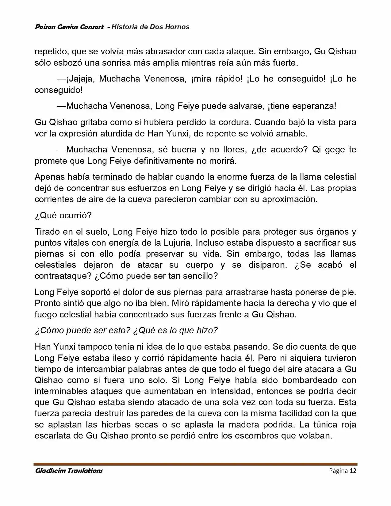 Poison Genious Consort (Novela) - Capítulo 416 - Página 12 - LectorTMOo