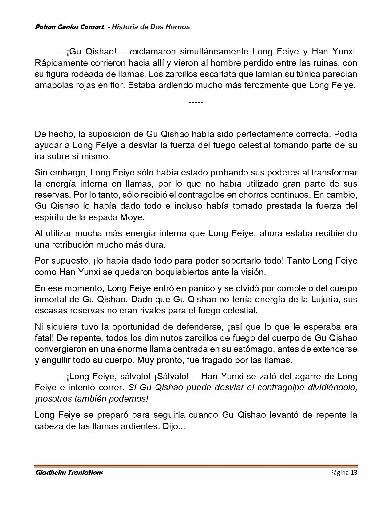 Poison Genious Consort (Novela) - Capítulo 416 - Página 13 - LectorTMOo