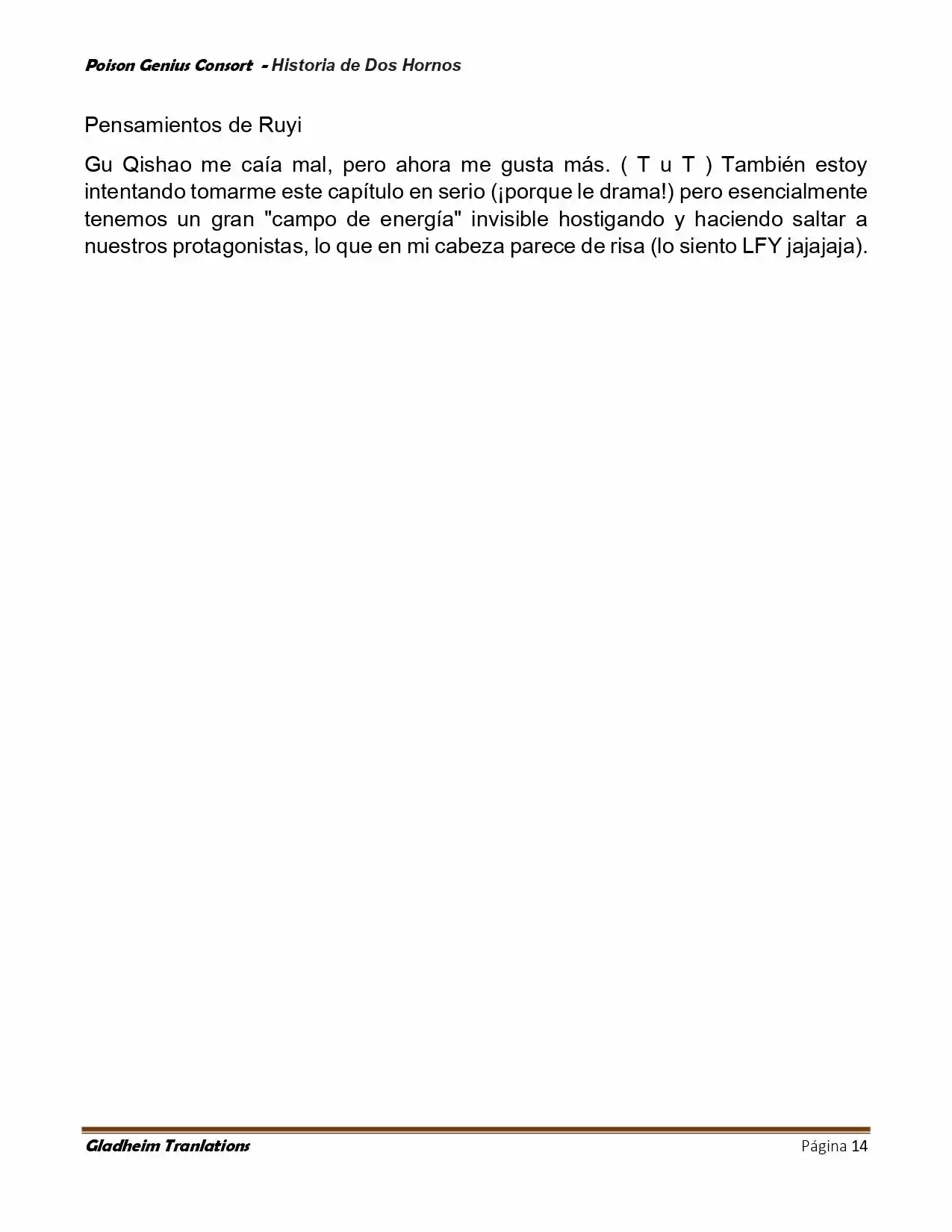 Poison Genious Consort (Novela) - Capítulo 416 - Página 14 - LectorTMOo