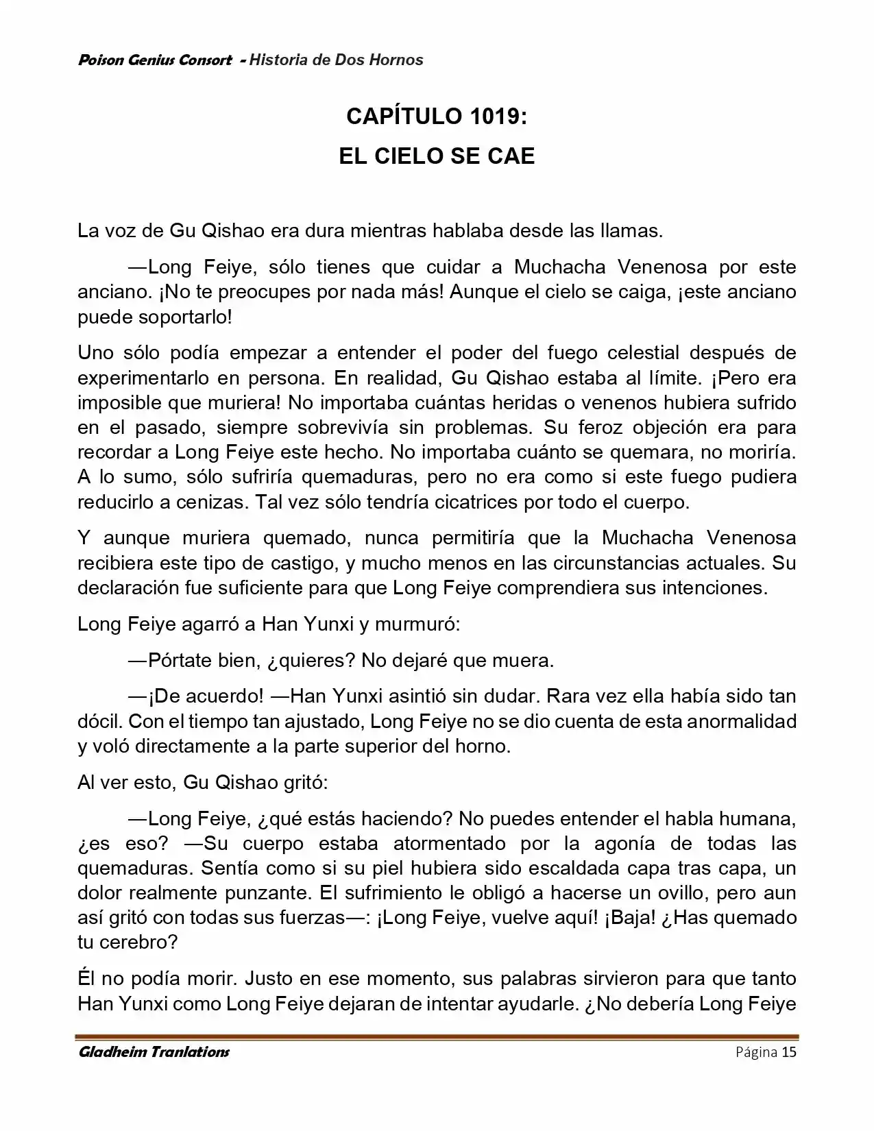 Poison Genious Consort (Novela) - Capítulo 416 - Página 15 - LectorTMOo