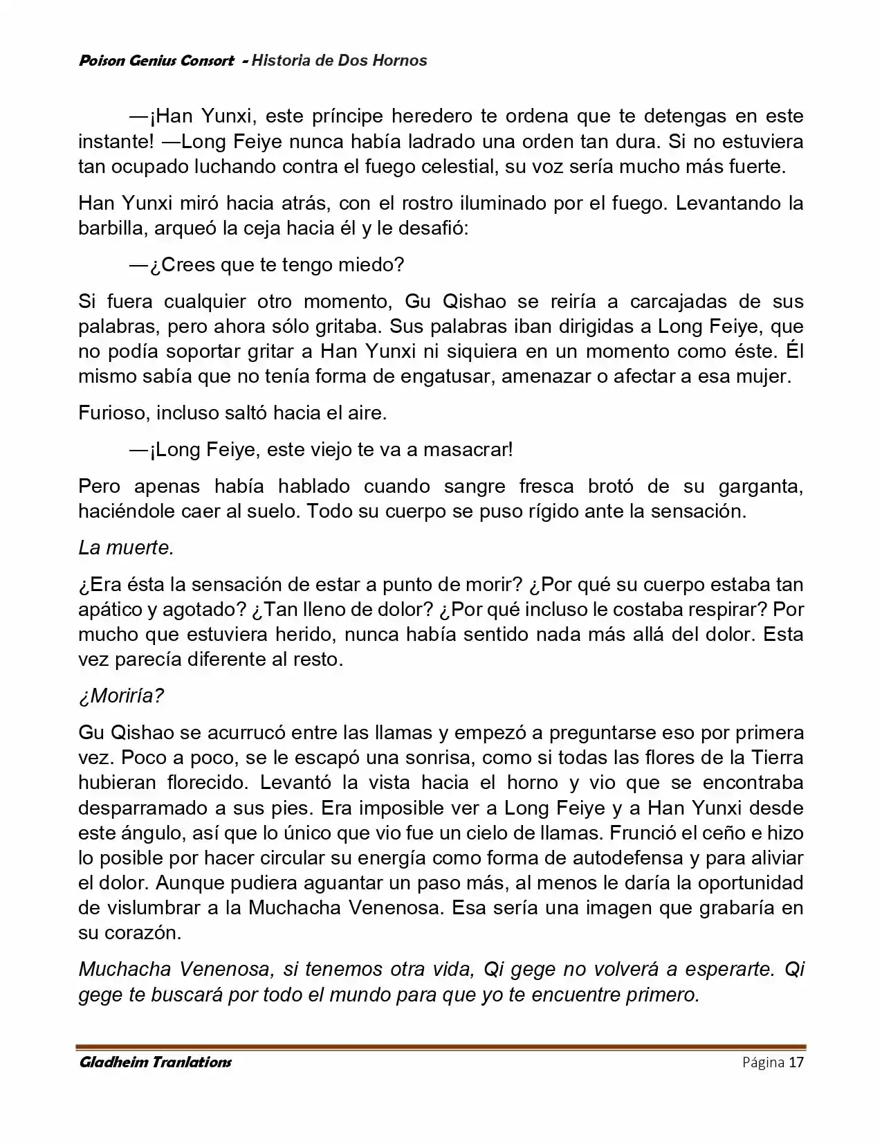 Poison Genious Consort (Novela) - Capítulo 416 - Página 17 - LectorTMOo