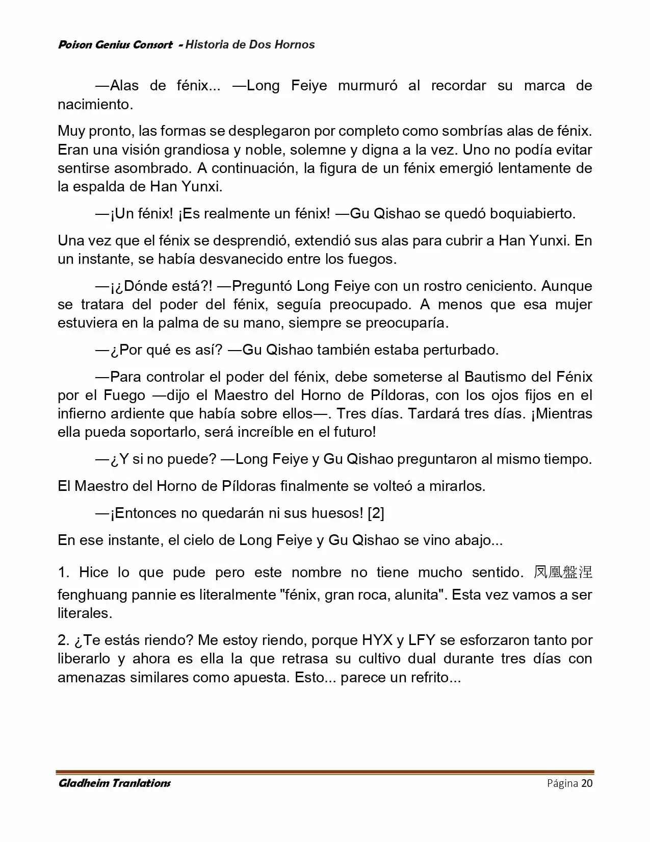Poison Genious Consort (Novela) - Capítulo 416 - Página 20 - LectorTMOo