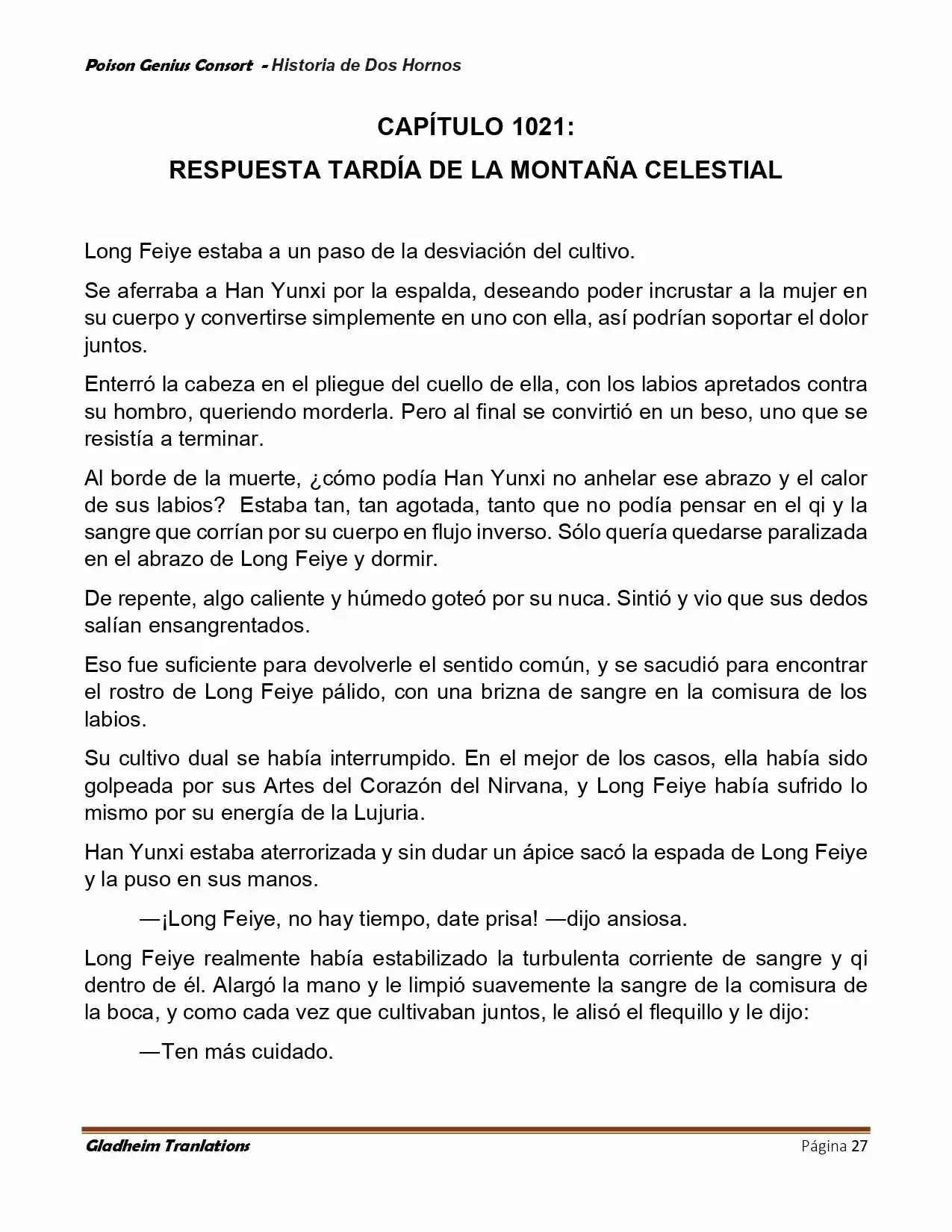 Poison Genious Consort (Novela) - Capítulo 416 - Página 27 - LectorTMOo