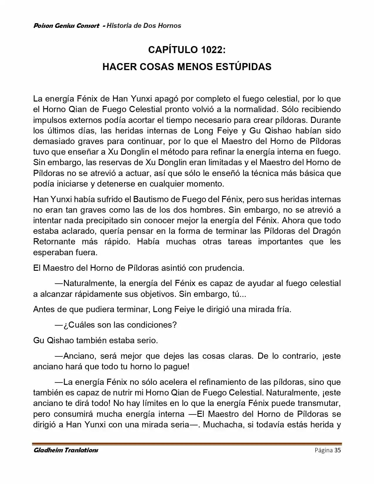 Poison Genious Consort (Novela) - Capítulo 416 - Página 35 - LectorTMOo