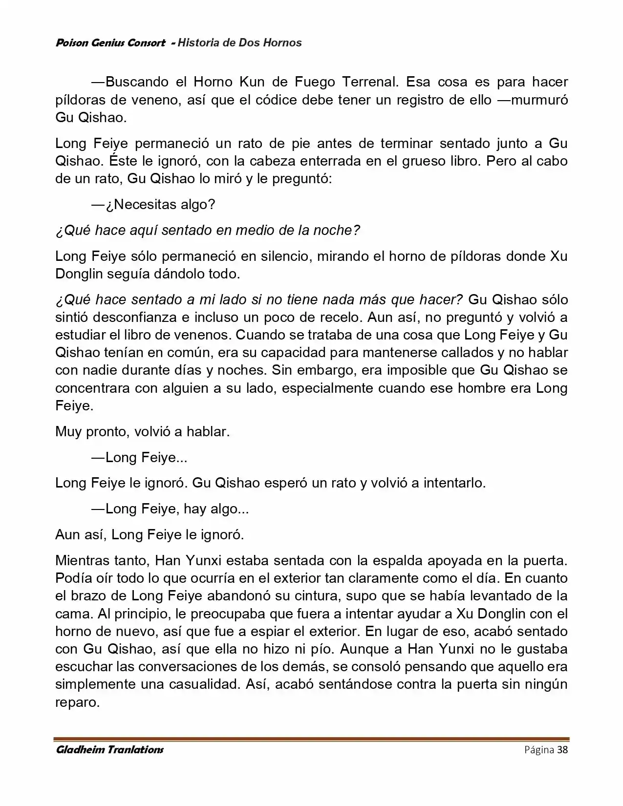 Poison Genious Consort (Novela) - Capítulo 416 - Página 38 - LectorTMOo