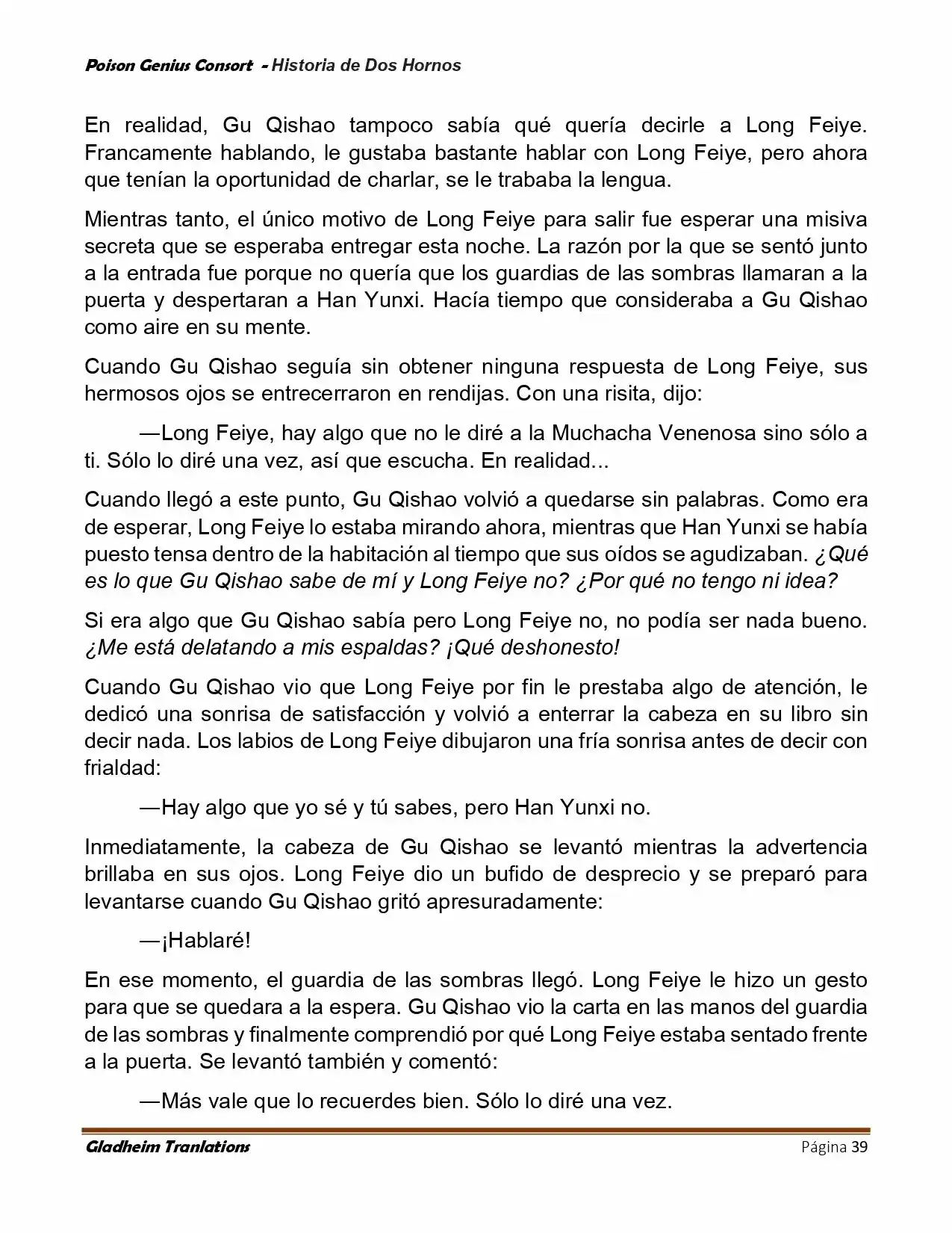 Poison Genious Consort (Novela) - Capítulo 416 - Página 39 - LectorTMOo