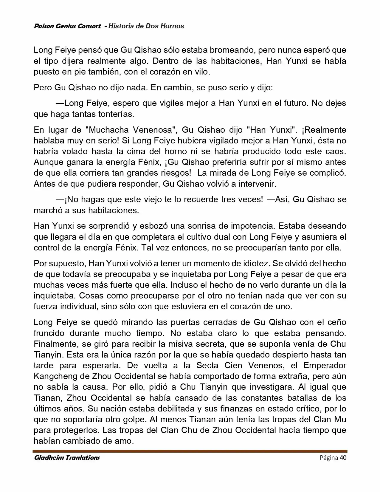 Poison Genious Consort (Novela) - Capítulo 416 - Página 40 - LectorTMOo