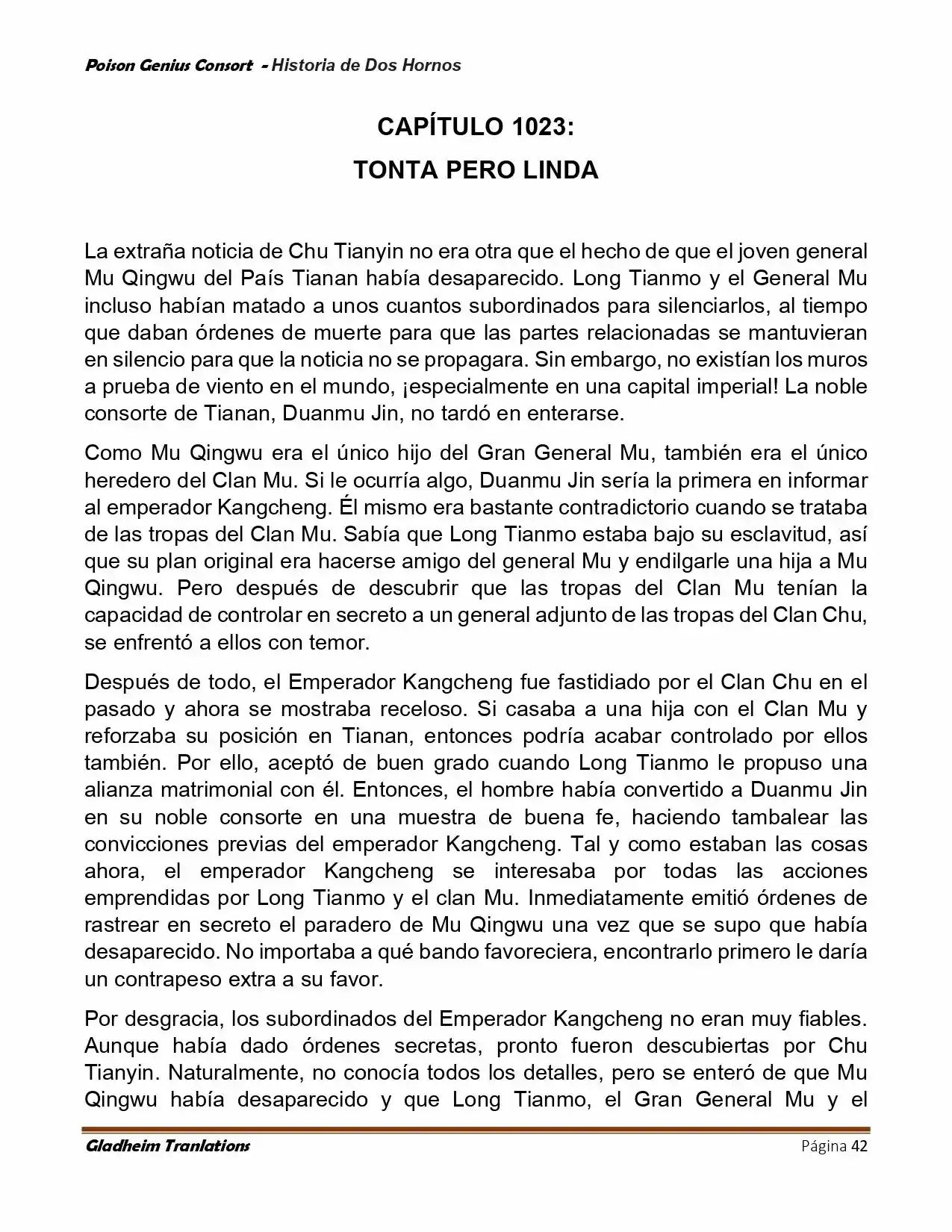 Poison Genious Consort (Novela) - Capítulo 416 - Página 42 - LectorTMOo