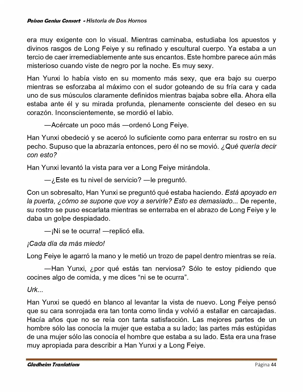 Poison Genious Consort (Novela) - Capítulo 416 - Página 44 - LectorTMOo