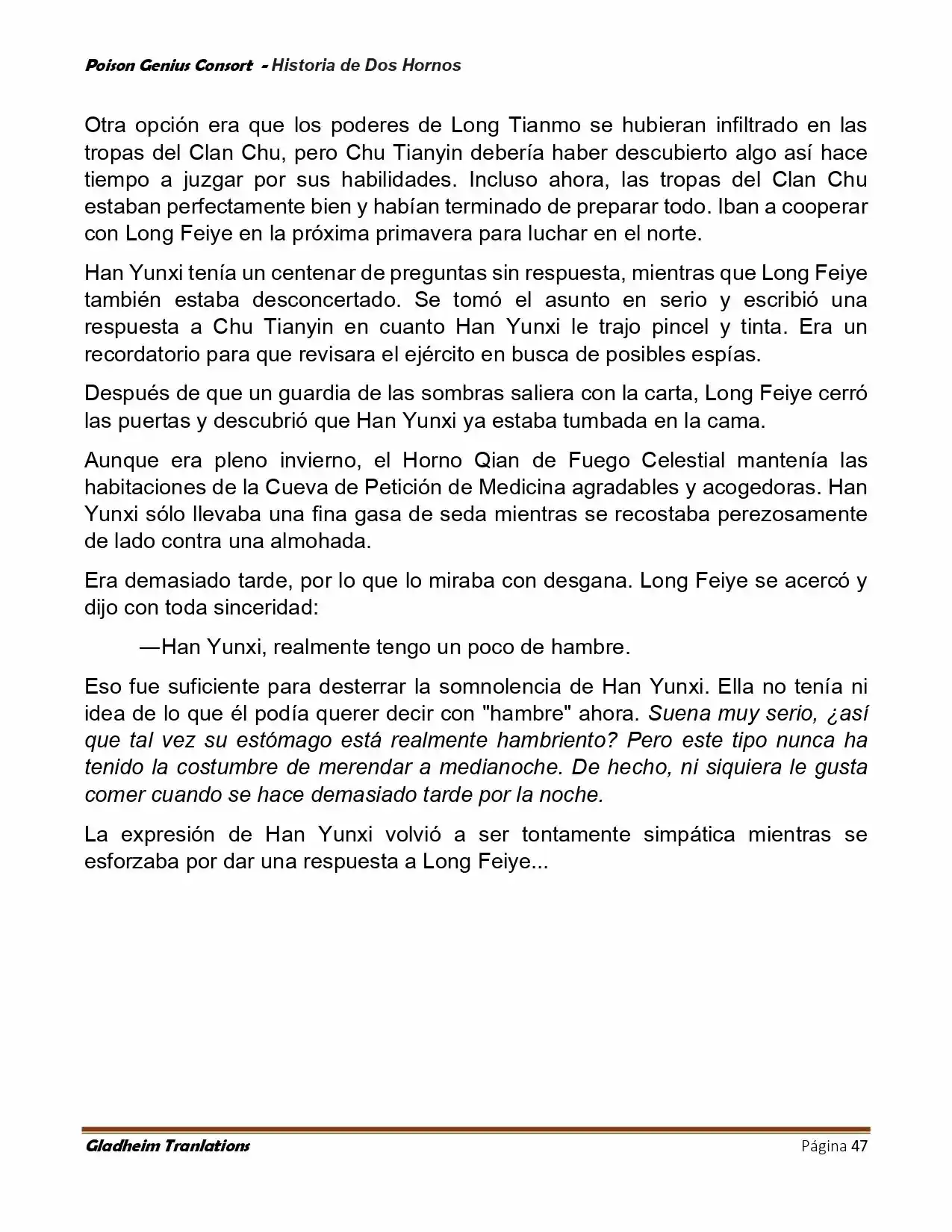 Poison Genious Consort (Novela) - Capítulo 416 - Página 47 - LectorTMOo