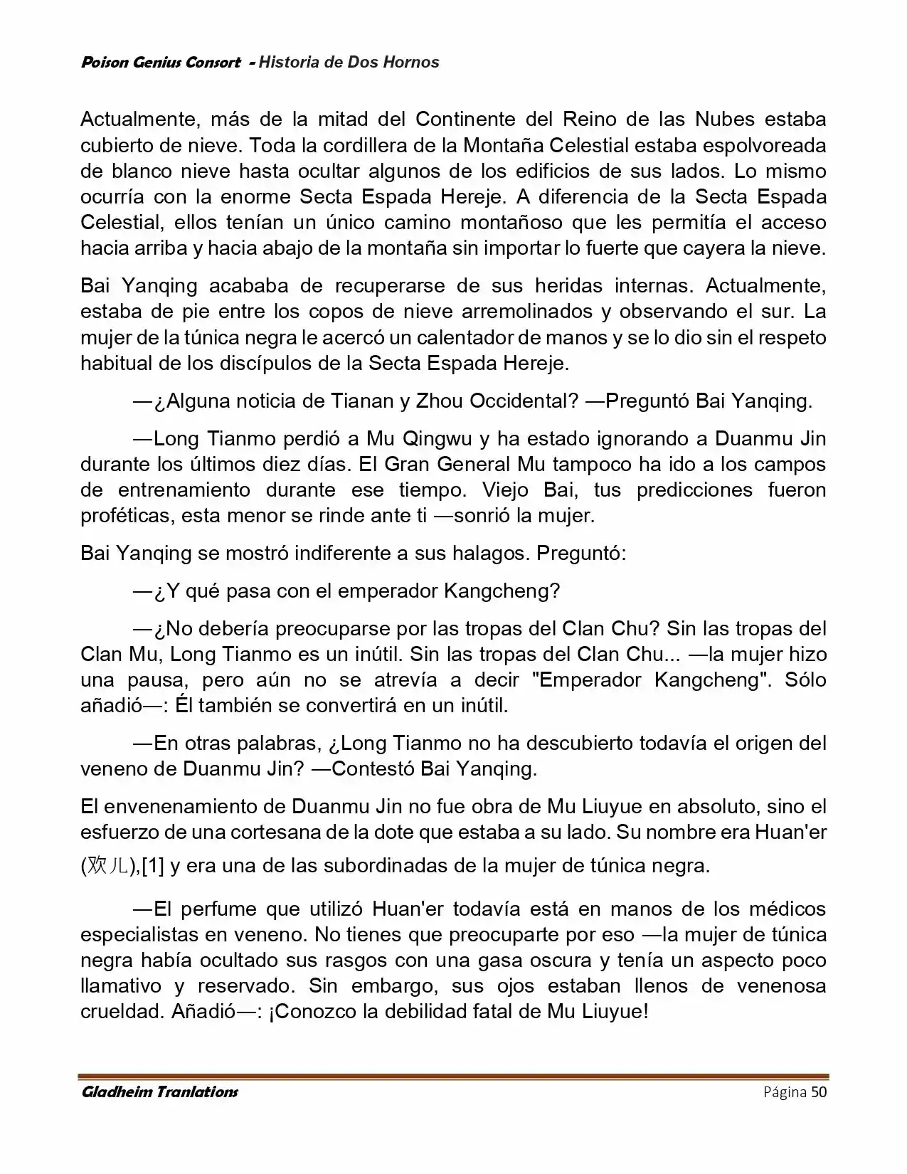 Poison Genious Consort (Novela) - Capítulo 416 - Página 50 - LectorTMOo