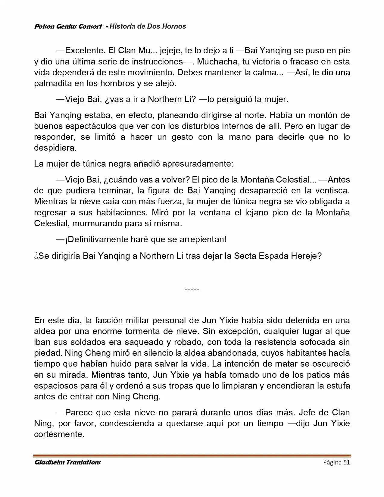 Poison Genious Consort (Novela) - Capítulo 416 - Página 51 - LectorTMOo