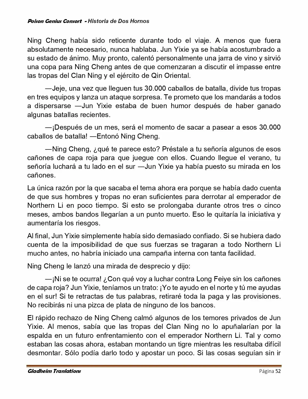 Poison Genious Consort (Novela) - Capítulo 416 - Página 52 - LectorTMOo