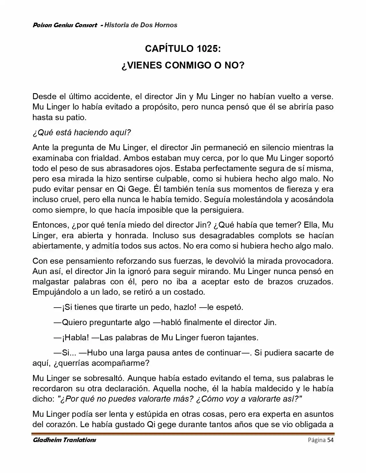 Poison Genious Consort (Novela) - Capítulo 416 - Página 54 - LectorTMOo