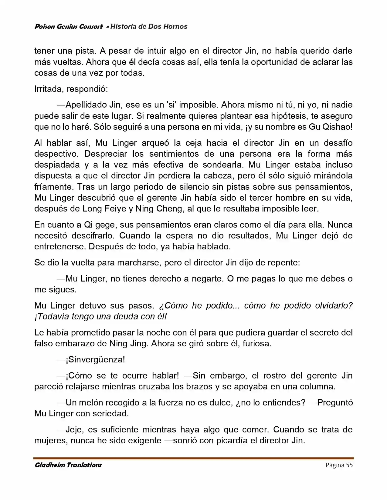 Poison Genious Consort (Novela) - Capítulo 416 - Página 55 - LectorTMOo