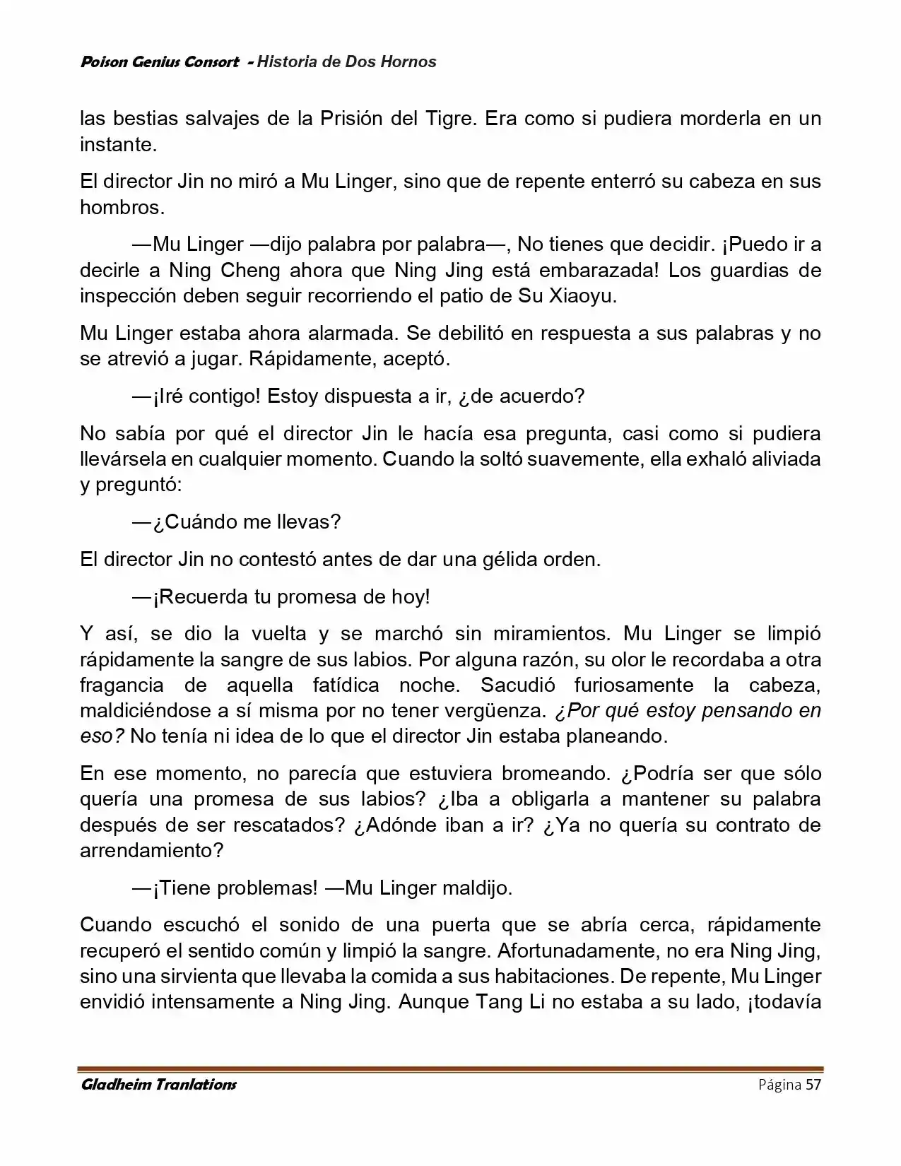 Poison Genious Consort (Novela) - Capítulo 416 - Página 57 - LectorTMOo