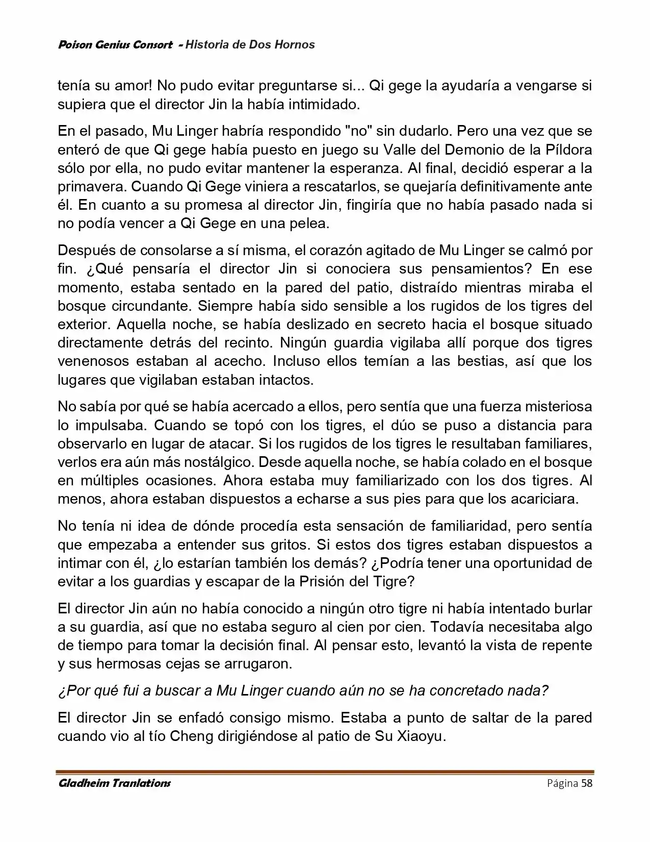 Poison Genious Consort (Novela) - Capítulo 416 - Página 58 - LectorTMOo