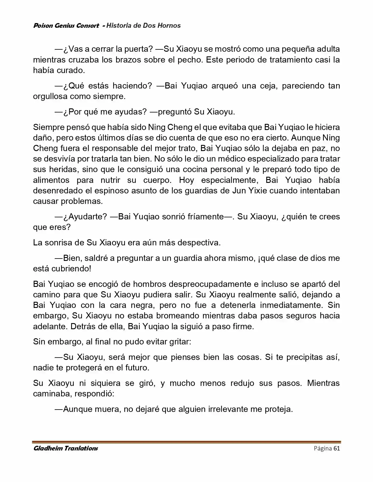 Poison Genious Consort (Novela) - Capítulo 416 - Página 61 - LectorTMOo
