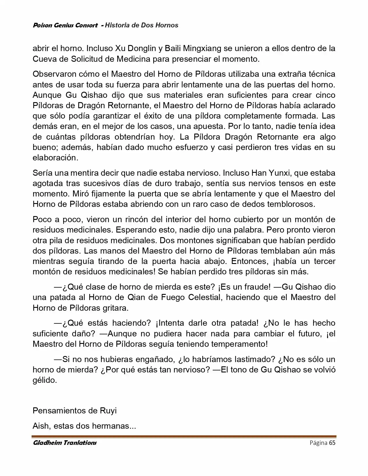 Poison Genious Consort (Novela) - Capítulo 416 - Página 65 - LectorTMOo