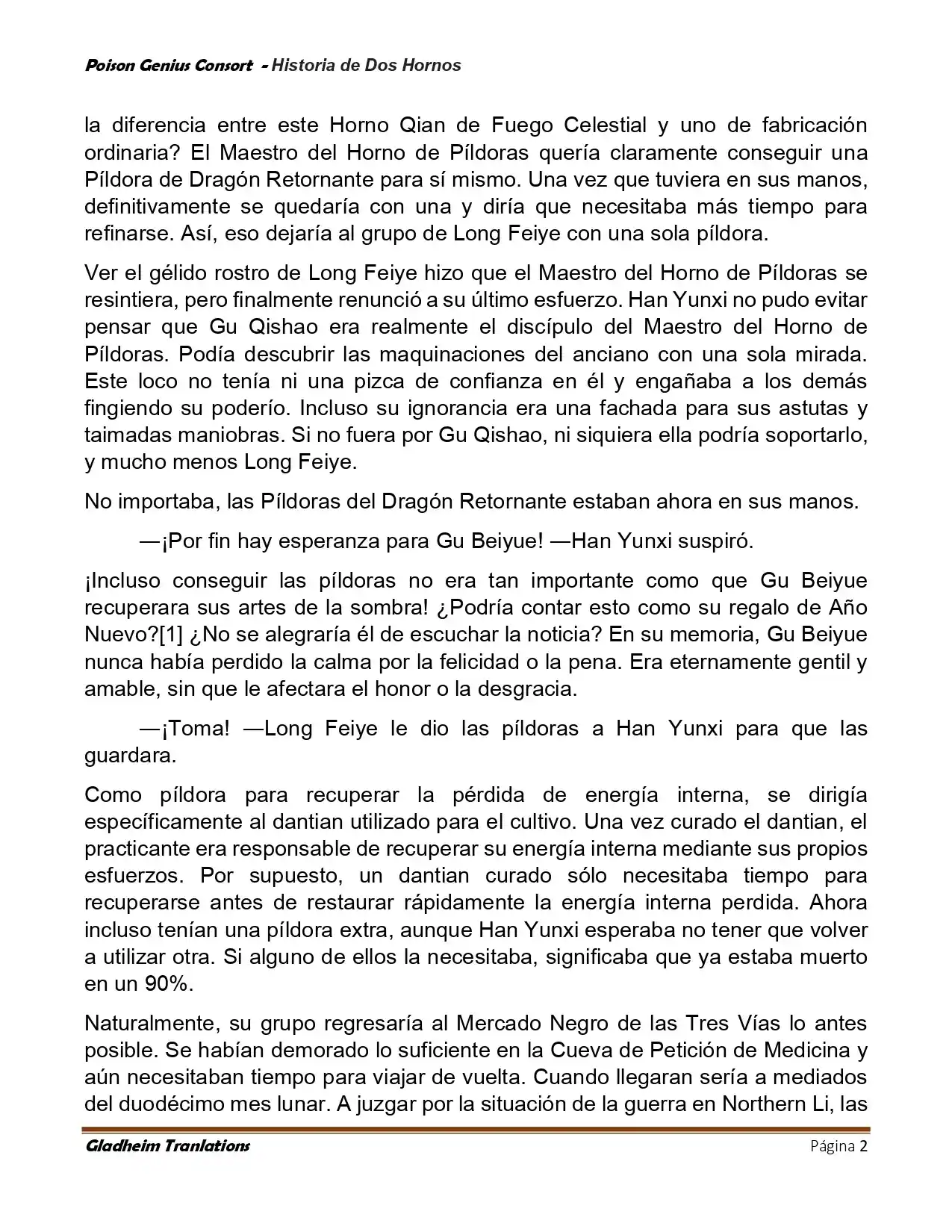 Poison Genious Consort (Novela) - Capítulo 417 - Página 2 - LectorTMOo