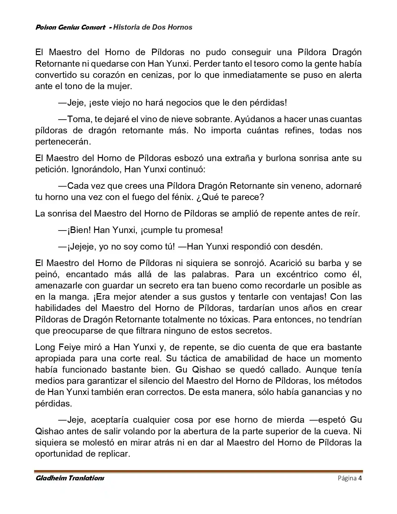 Poison Genious Consort (Novela) - Capítulo 417 - Página 4 - LectorTMOo