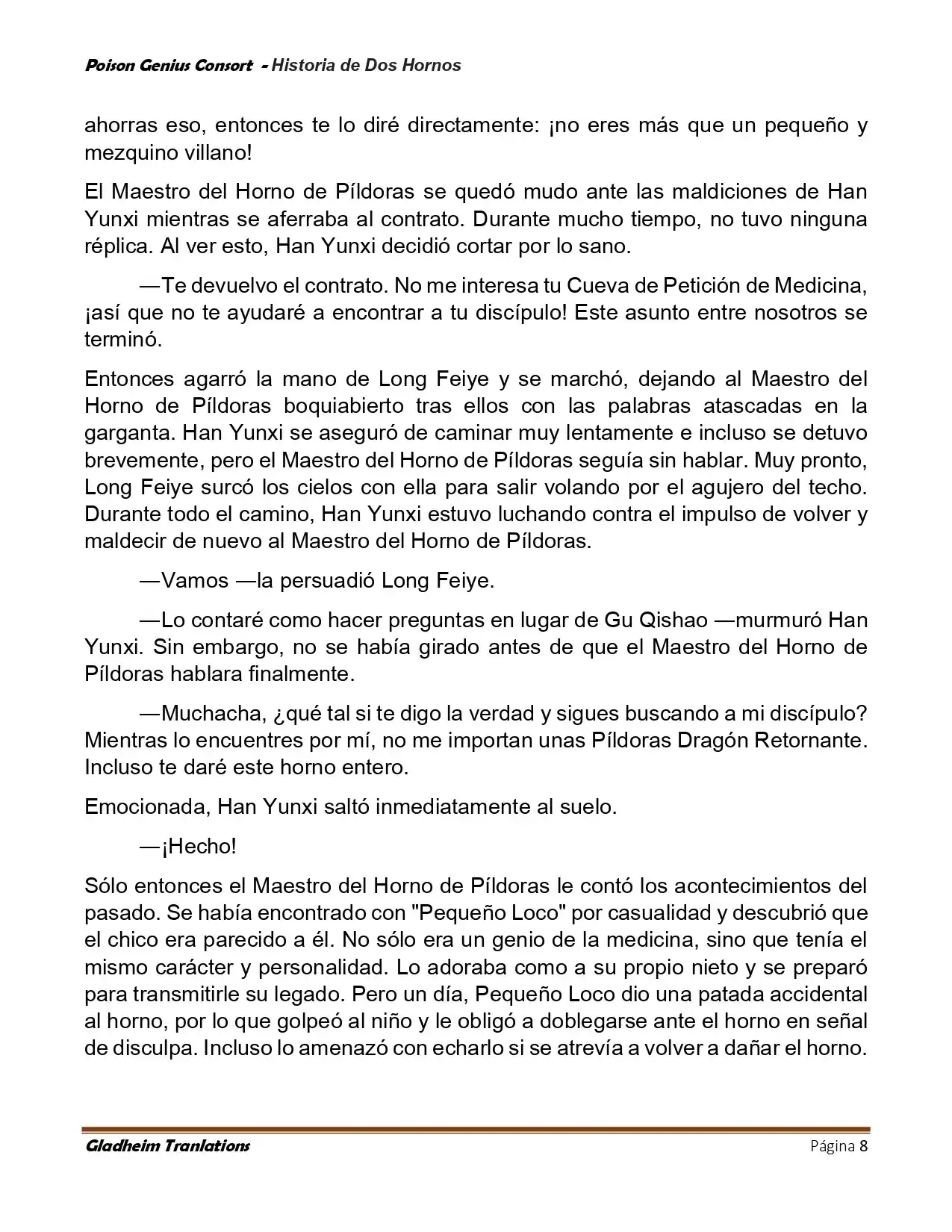 Poison Genious Consort (Novela) - Capítulo 417 - Página 8 - LectorTMOo