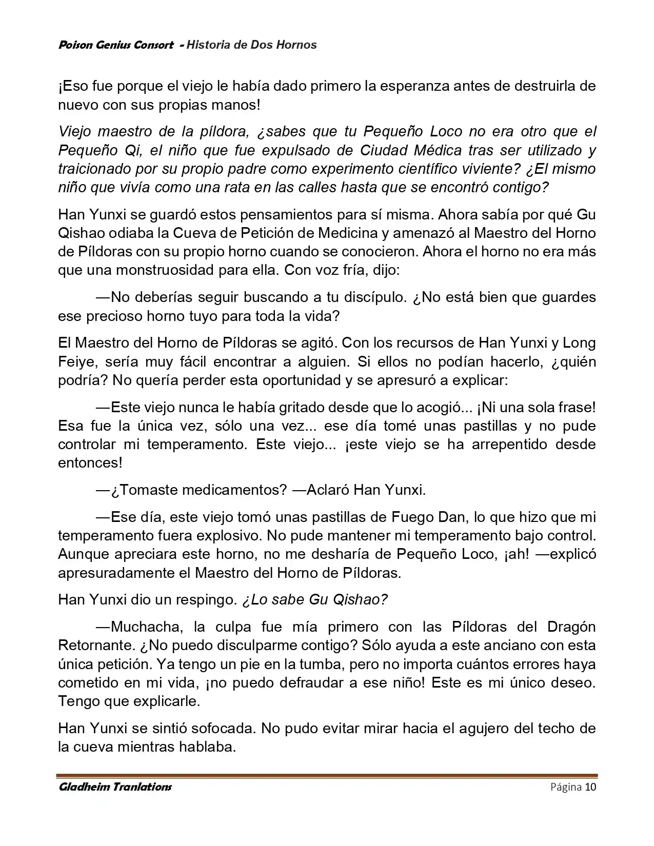 Poison Genious Consort (Novela) - Capítulo 417 - Página 10 - LectorTMOo