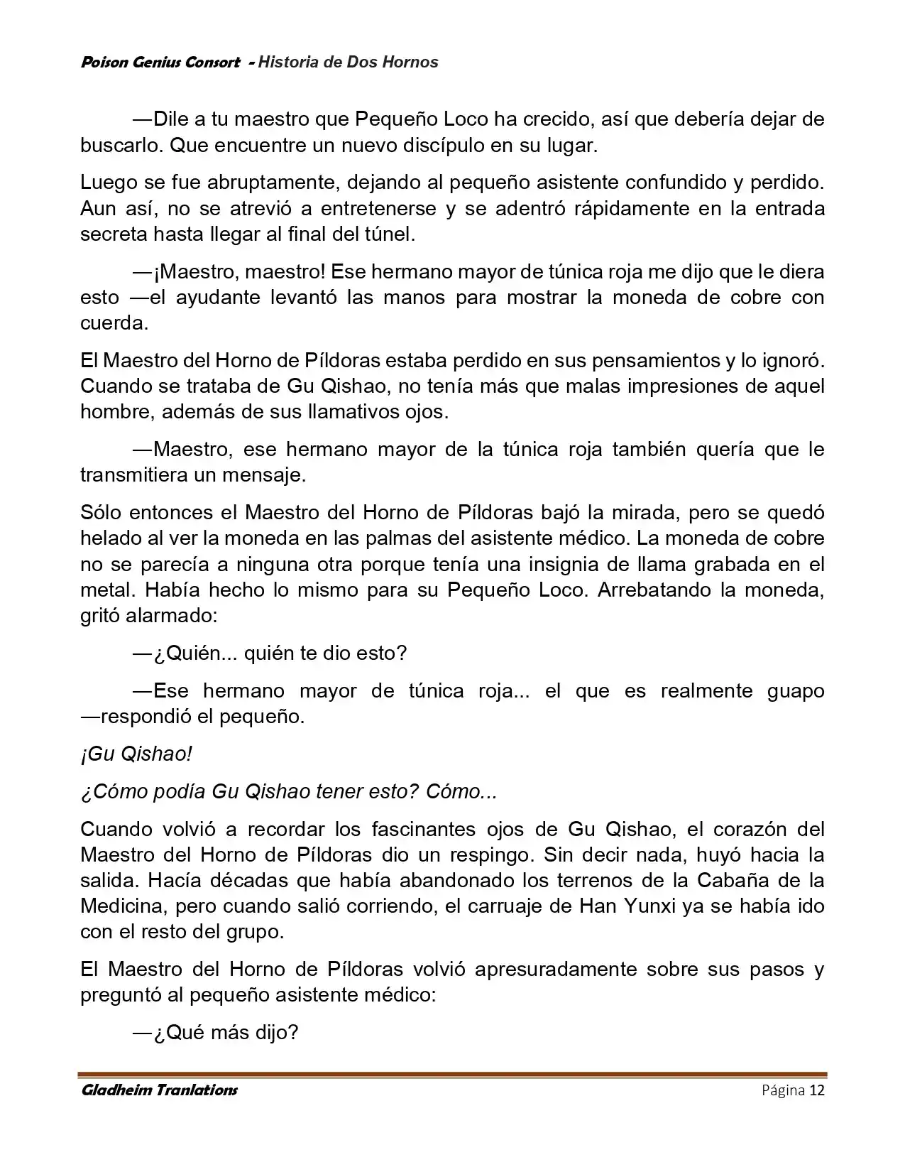 Poison Genious Consort (Novela) - Capítulo 417 - Página 12 - LectorTMOo
