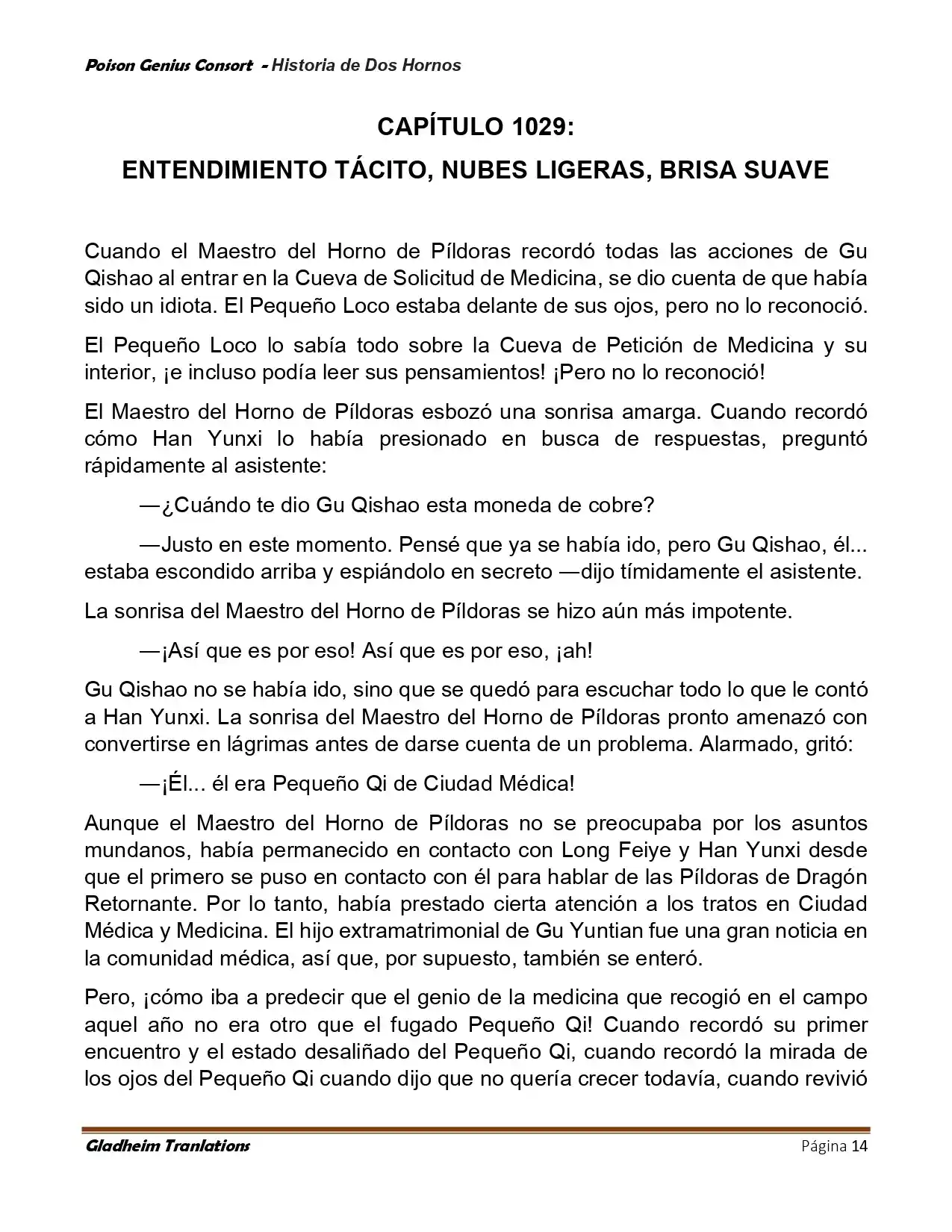 Poison Genious Consort (Novela) - Capítulo 417 - Página 14 - LectorTMOo