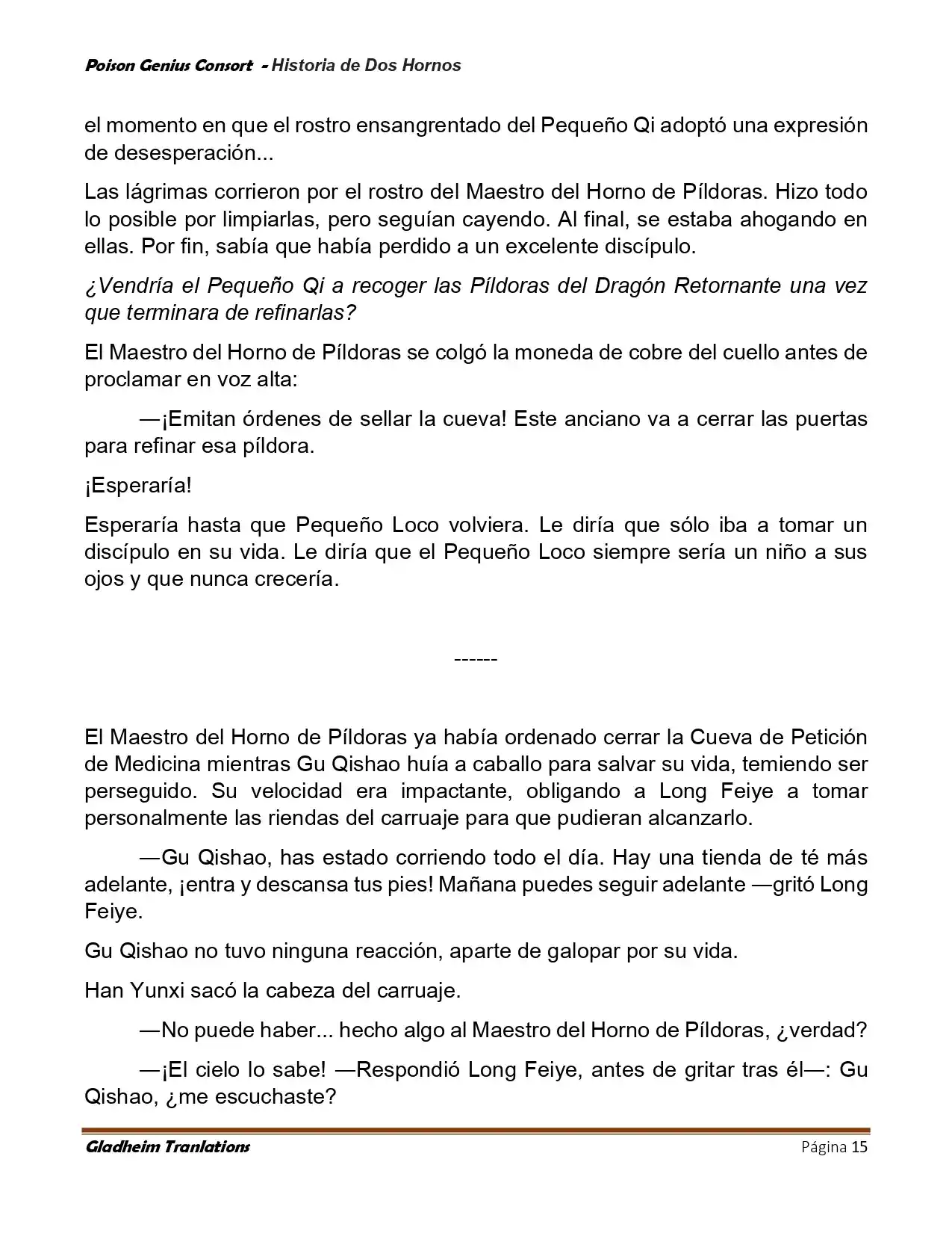 Poison Genious Consort (Novela) - Capítulo 417 - Página 15 - LectorTMOo