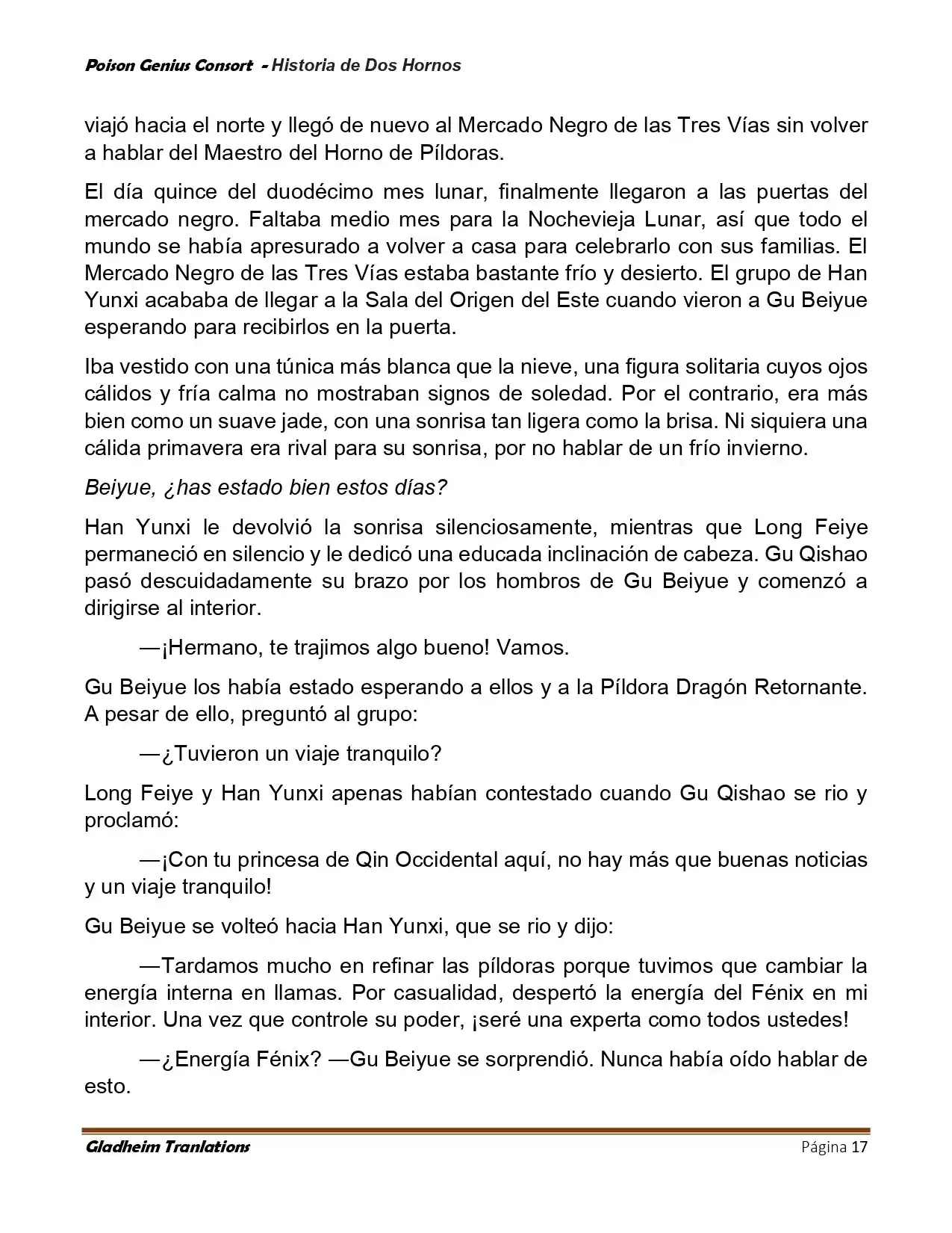 Poison Genious Consort (Novela) - Capítulo 417 - Página 17 - LectorTMOo